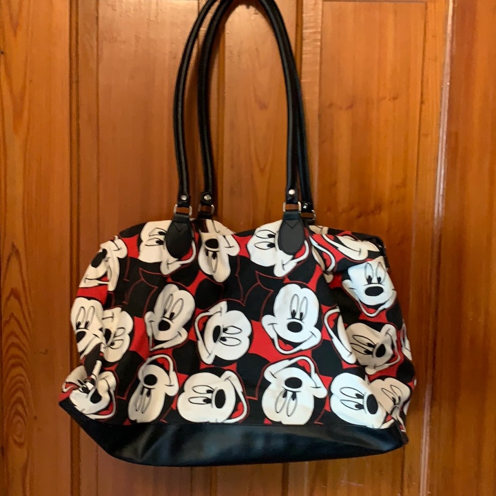 vintage Mickey Mouse weekender style bag